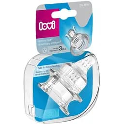 Соска LOVI силиконовая динамическая трехпозиционная 3+ мес. 2 шт. (18/754)