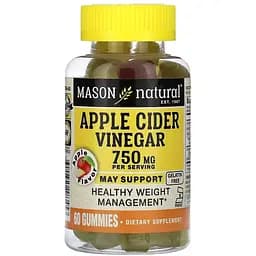 Яблочный уксус Mason Natural 250 мг 60 конфет