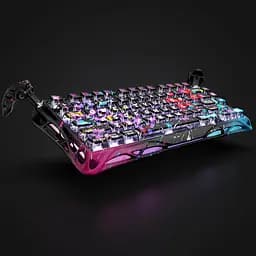 GravaStar Клавіатура механічна Mercury V75 Pro 80keys, Magnetic Jade Gaming, 8K, USB-A, RGB, Neon Graffiti - мініатюра 7