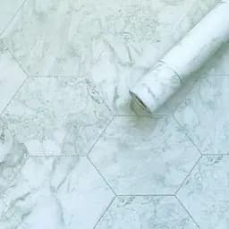 Самоклеюча плівка Sticker Wall 0.45х10м х 0.07мм Нефритовий мармур срібні стільники 0.45х10м х 0.07мм SW-00001215