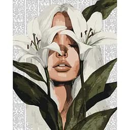 Картина по номерам "Барвиста поезія: Лілії" ©art_selena_ua KHO8614, 40x50 см