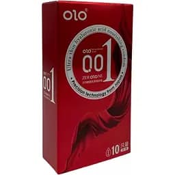 Презервативи Olo Bare Thin 001 Square з точками 10 шт. (ROZ6501053316)