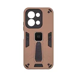 Чехол для Xiaomi Redmi 15C 4G Poco C85 4G, Proover, коричневый, с подставкой и магнитом, противоударный, ударопрочный, бронированный, панель-накладка, защита всего корпуса, термополиуретан (TPU) + поликарбонат (PC), ArmorStandart (ARM86723)
