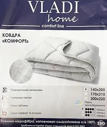 Ковдра стьобана 300 г/м2 Vladi 170х210 біле - мініатюра 2