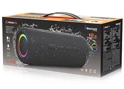 Портативна колонка REAL-EL RX715 10 W Bluetooth TWS, RGB, Black - мініатюра 9
