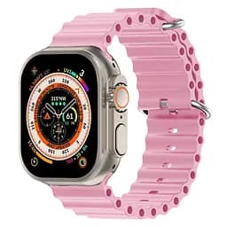 Силіконовий ремінець на смарт-годинник для Apple Watch 38,40,41,42 mm, Ocean Band, vintage rose, зі зручною застібкою, для годинника епл вотч, спортивний, ArmorStandart (ARM74240) - мініатюра 2