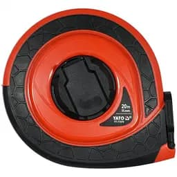 Рулетка вимірювальна Yato скловолоконна ручне змотування закритий корпус 20 м x 15 мм (YT-71570)