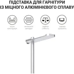 Підставка для навушників OfficePro LS350S Aluminium alloys Silver (LS350S) - мініатюра 4