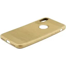 Чохол-накладка Usams Lavan Series Apple iPhone X Gold - мініатюра 5