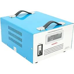 Стабілізатор напруги сервопривідний WesTech MSER 5000 VA-V2 3750 Вт 230В±3% 130-260В, однофазний, 2 євророзетки LED
