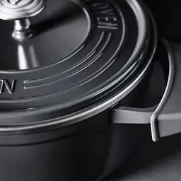 Гусятниця з кришкою GreenPan Featherweights 25 см 6,2 л з керамічним покриттям чорний (CC002222-001) - мініатюра 2