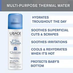 Термальна вода Uriage Bebe 1st Thermal Water для ніжної дитячої шкіри 150 мл - мініатюра 4
