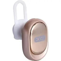 Беспроводная моно гарнитура XO B18 Bluetooth mini золотистая