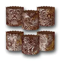 Форми для випічки паски Жар-Птиця 8.5х9 см 50 шт.