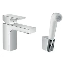 Змішувач з гігієнічною лійкою Hansgrohe Focus Vernis Shape 71216000, Хром