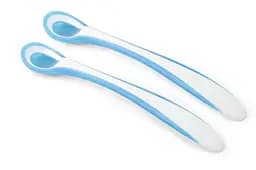 Набір термоложок Nuvita Easy Eating, блакитний, 2 шт. (NV8485Blue)