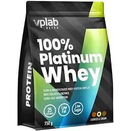 Протеїн VPLab 100% Platinum Whey Cookies Cream 750 г