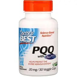 Пірролохінолінхінон PQQ Doctor's Best 20 мг 30 вегетарианских капсул