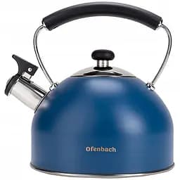 Чайник Ofenbach 2.2 л зі свистком синій (OF-100327)