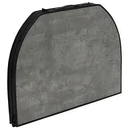 Стіл Bo-Camp Northgate Oval 120x80 cm Black/Grey (1404187) - мініатюра 7