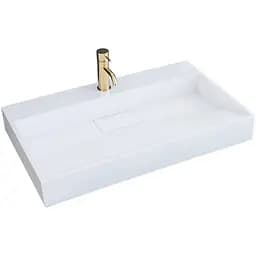 Умивальник Rea Goya 70 см накладний REA-U8902, Білий