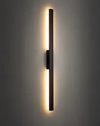 Світильник настінний вуличний Nowodvorski 11555 Demi LED M 1x18W 3000K 1200Lm IP54 чорний - мініатюра 2