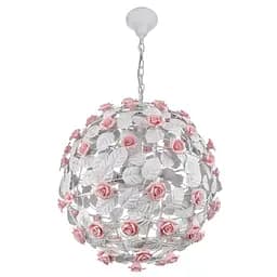 Люстра подвесная Brille флористика E14 40W WH (BKL-508S/4)