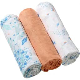 Пелюшки муслінові бавовняні BabyOno 70х70 см 3 шт. (348/09)