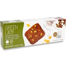 Печенье Mondo di Laura Green Lady цельные фисташки, мед и имбирь 130 г