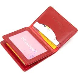 Жіноча шкіряна обкладинка для автодокументів GRANDE PELLE 10х8х1 см acs0018515 - мініатюра 3