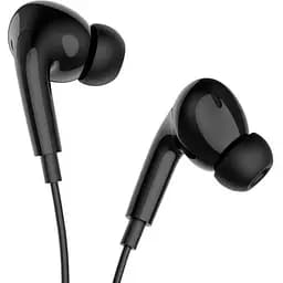 Навушники Hoco Crystal sound wire-controlled earphones with microphone M101 Pro чорні - мініатюра 6