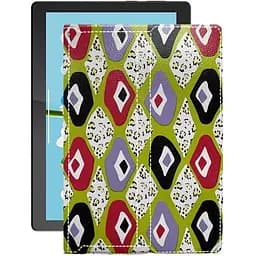 Чехол StatusCASE из экокожи для планшета Lenovo Tab M10 GHD X605FC Камни-цветные