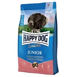 Сухий корм для цуценят Happy Dog Sensible Junior Lachs & Kartoffel з лососем та картоплею, 10 кг (61004)