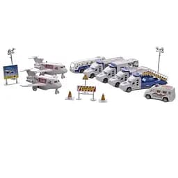 Ігровий набір Аеропорт з вантажівками, літаком і фігурками IM383