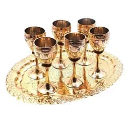 Чарки бронзові 50 мл 11.5 см 6 шт.