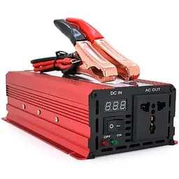 Інвертор напруги Voltronic ST1600CP (DC:800W), 12/220V з апроксимованою синусоїдою, 1 універсальна розетка, крокодили, BOX