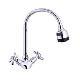 Змішувач для кухні з гнучким виливом Agua Toledo-C039 CV018082 Хром