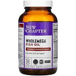 Жирні кислоти New Chapter Wholemega Fish Oil 120 капсул