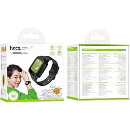 Дитячий смарт-годинник Hoco Y104 Black (6942007646352) [143160] - мініатюра 3