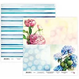 Бумага для скрапбукинга "Floral Poem" 16 двухсторонняя 30.48х30.48см 200г/м² Rosa Talent