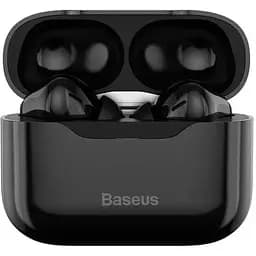 Бездротові навушники Baseus SIMU ANC True Wireless Earphone S1, BT5.1, 40mAh, 380mAh, 4.5h, 24h, (NGS1-02) black