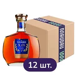 Упаковка бренді Shabo XO 7 зірок 40% 6 л (0.5 л х 12 шт.)