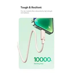 Кабель Baseus Habitat Series Fast Charging Cable Type-C to Lightning 20W 2m P10360201631-01 Green - мініатюра 8