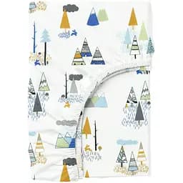 Простирадло Cosas на резинці 90x190x25 wigwam forest, салатовий (WigwamForest_90x190x25)