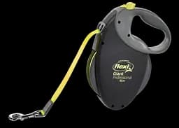 Повідець-рулетка Flexi Giant Professional Neon XL, для собак до 50 кг, стрічка 10 м, чорний (GTP.210.S NEO.16)