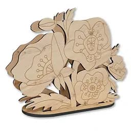 Дерев'яна серветниця для декорування "аки FDPO-302