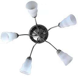 Люстра потолочная Brille классическая E14 60W CH (BR-711C/5)