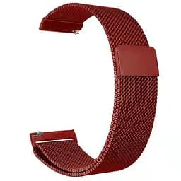 Ремешок Milanese Loop для Smart Watch 22mm Red