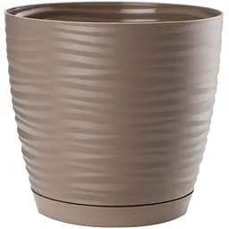 Горщик для квітів Form-Plastic Sahara mini-15 з підставкою 1.7 л бежевий (3020-002)