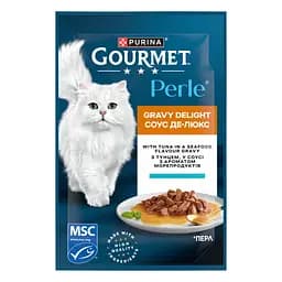 Набір вологого корму для котів Gourmet Perle Duo Мікс 8 шт. + Gourmet Perle Duo Мікс 4 шт. 1.02 кг (12 шт. х 85 г) - мініатюра 9